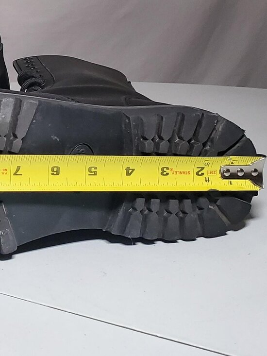 Grinders Herald Black Boots 14 Eye Formal Leather Military Uniform EU44 - Picture 12 of 16